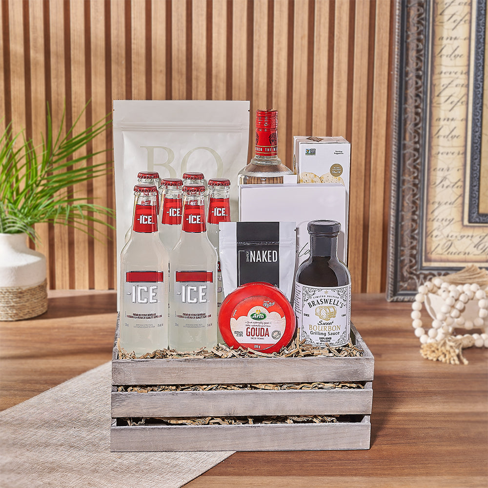 Elevate your party with our Chocolate & Cheese Celebration Gift Set, New York City delivery