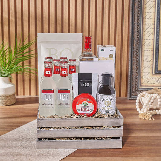 Elevate your party with our Chocolate & Cheese Celebration Gift Set, New York City delivery