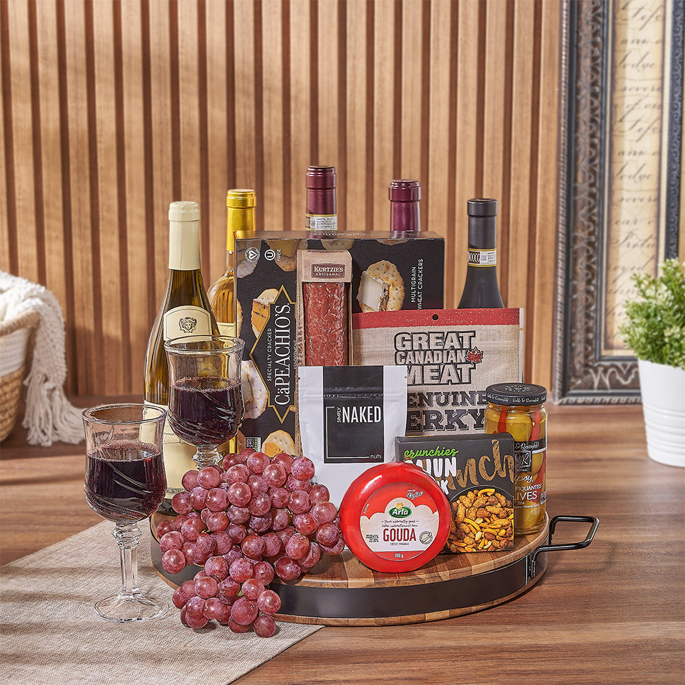 Indulge in luxury with our Beaconsfield Deluxe Wine Gift! New York City delivery