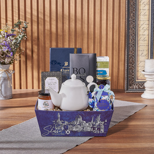 The Cozy Kosher Tea & Chocolate Gift Tray is a surefire delight - New York City Delivery