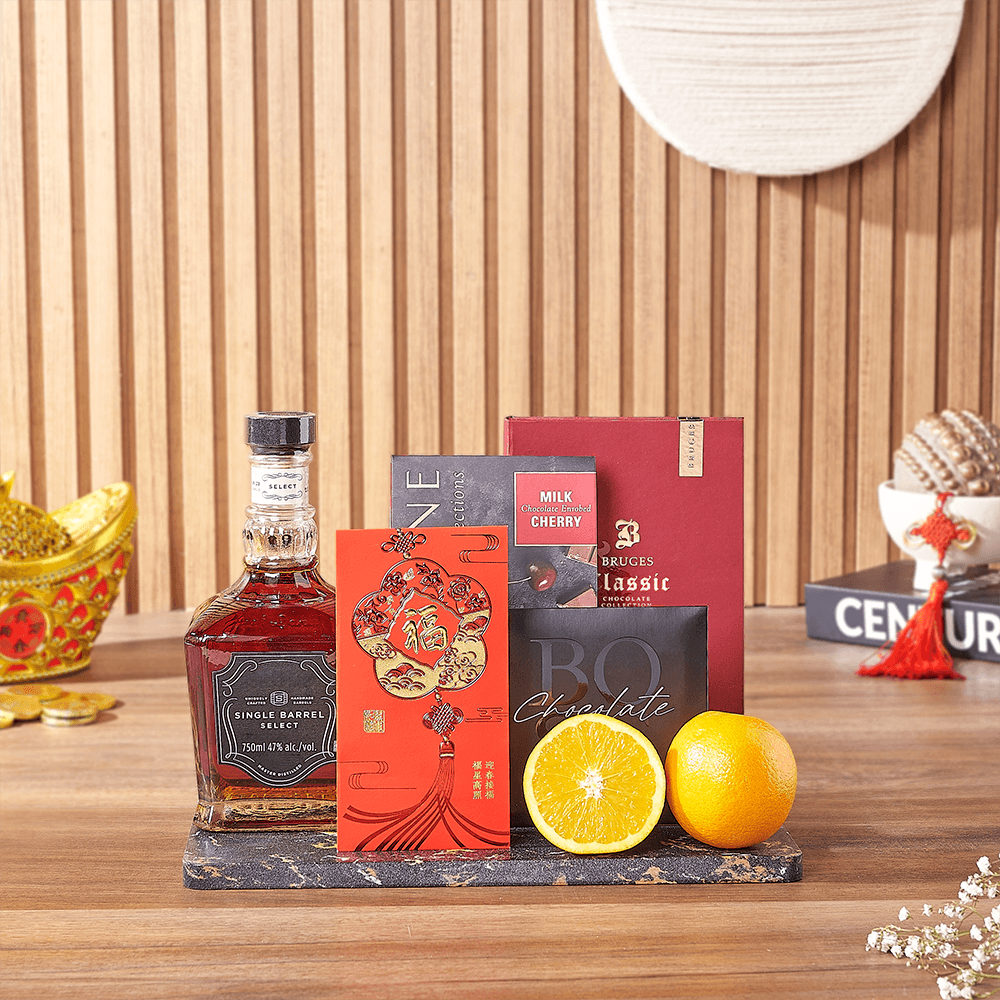 Chinese New Year Lucky Spirits Gift, chinese new year gift, chinese new year, lunar new year gift, lunar new year, liquor gift, liquor, New York City delivery