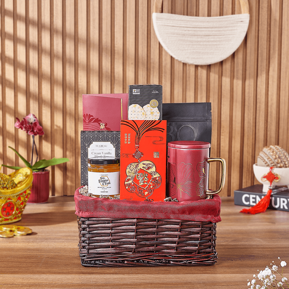 Chinese New Year Tea Time Gift, chinese new year gift, chinese new year, lunar new year gift, lunar new year, tea gift, tea, New York City delivery