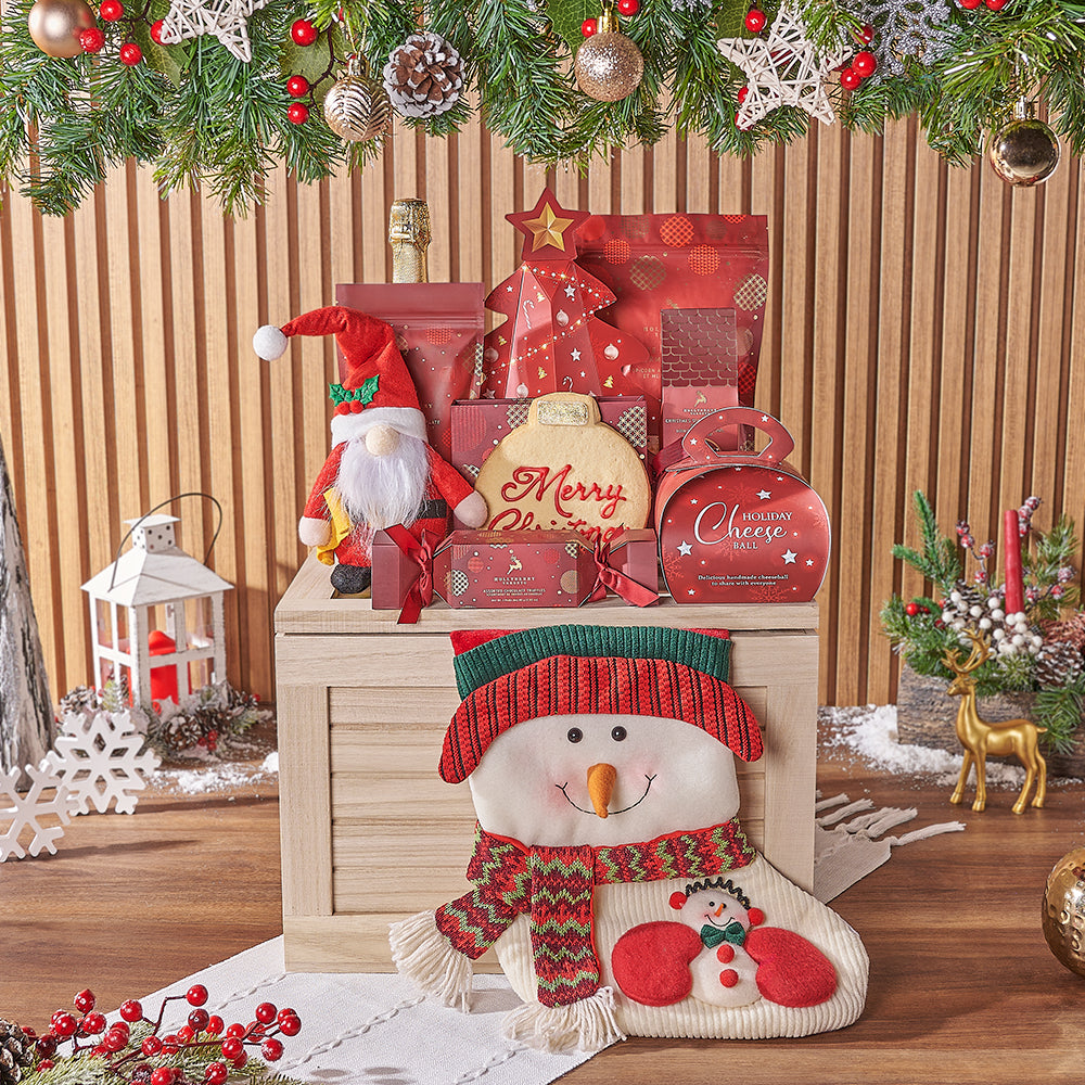 Christmas Soiree Gift Set, christmas gift, christmas, chocolate gift, chocolate, cookie gift, cookie, New York City delivery