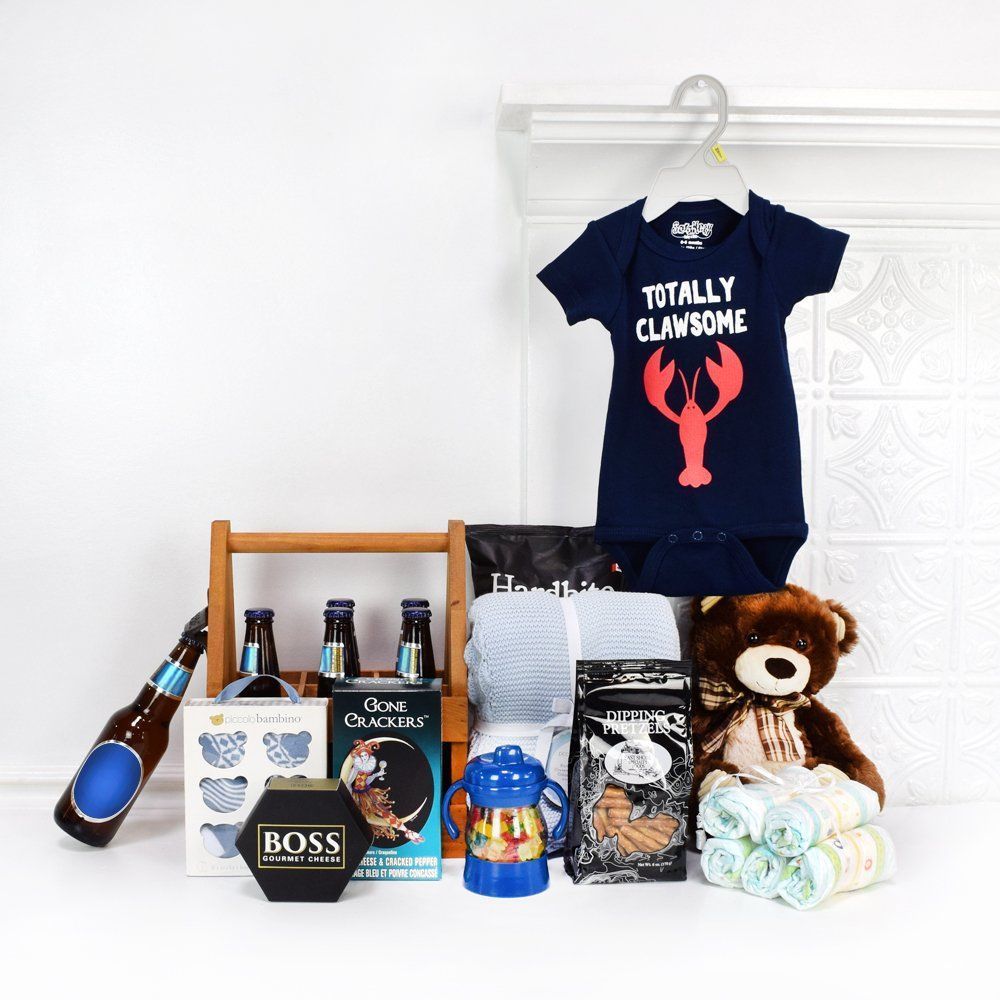Deluxe Baby Boy Blue Gift Set from New York City Baskets - New York City Delivery