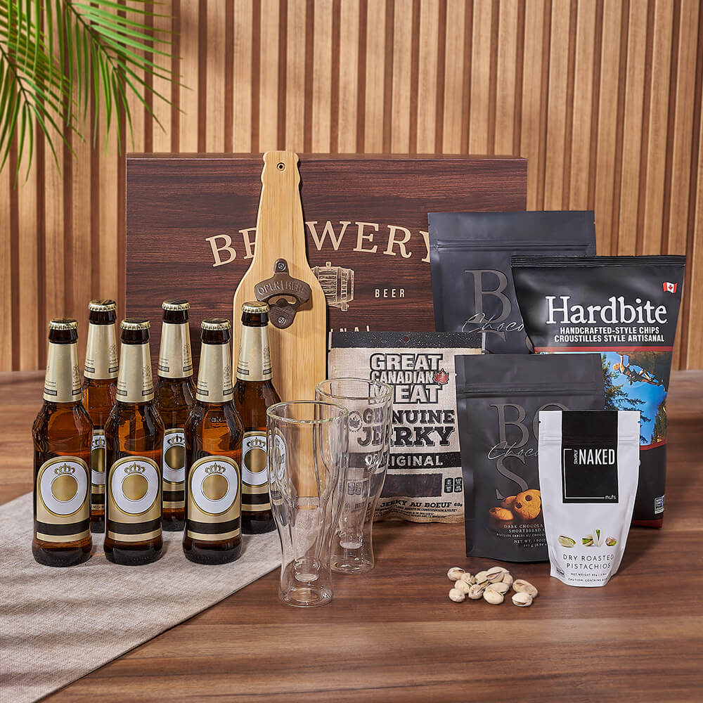 Game Day Beer Basket, beer gift, beer, snack gift, snack, New York City delivery