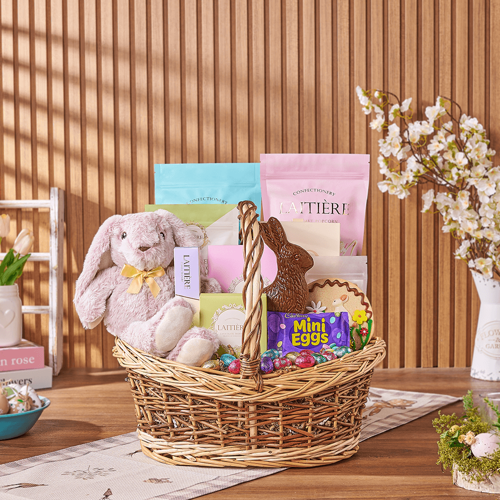 Sweet Easter Gift Basket, easter gift, easter, chocolate gift, chocolate, easter basket, New York City delivery
