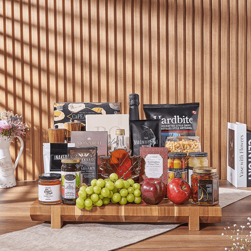 Deluxe Kosher Champagne &  Pantry Gift Board, kosher gift, kosher, champagne gift, champagne, sparkling wine gift, sparkling wine, New York City delivery