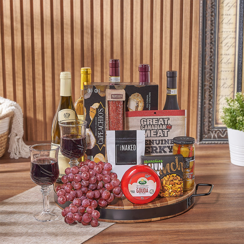 Indulge in luxury with ourThe Luxury Wine Banquet Board!  New York City delivery 