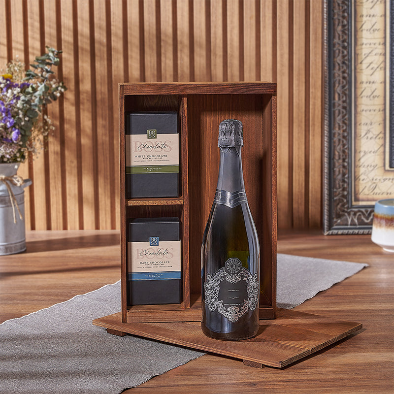 Kosher Champagne & Chocolate Pairing Gift Box