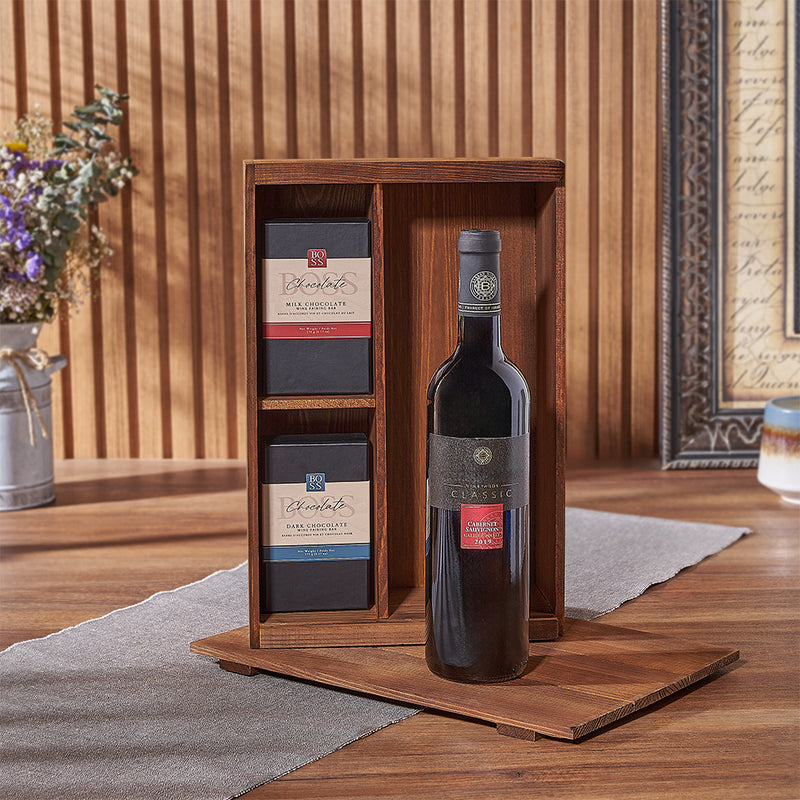Kosher Wine & Chocolate Pairing  Gift Box
