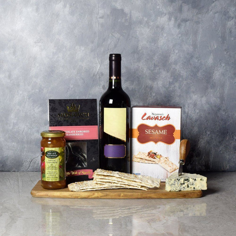 Savoury Pairings Wine Gift Board - New York City Baskets - New York City Baskets Delivery