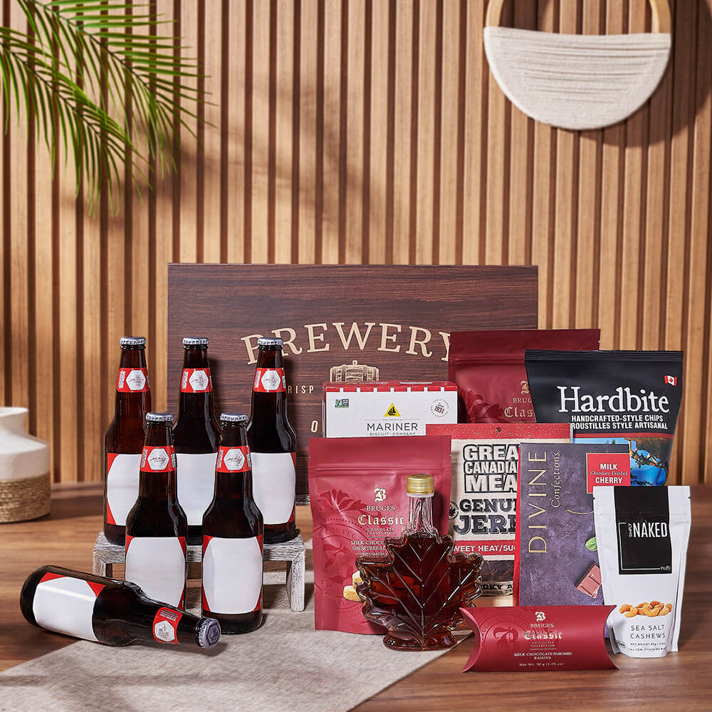 Beer &amp; Gourmet Snack Gift Set, beer gift, beer, chocolate gift, chocolate, nuts gift, nuts, New York City delivery