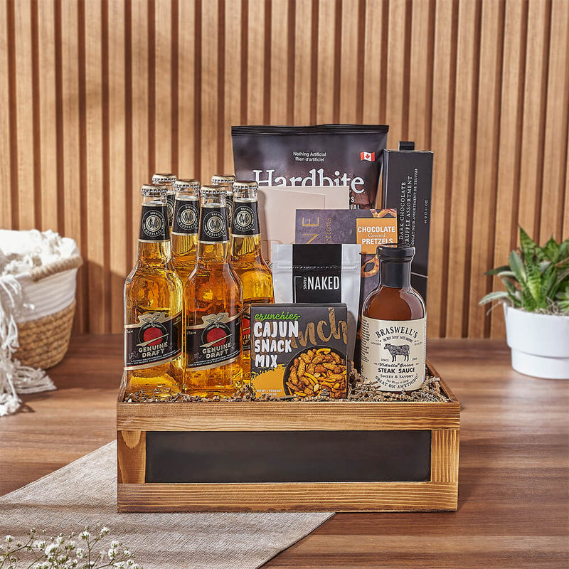 Bold Brews & Snacks Gift Box, beer gift, beer, gourmet gift, gourmet, chocolate gift, chocolate, New York City delivery