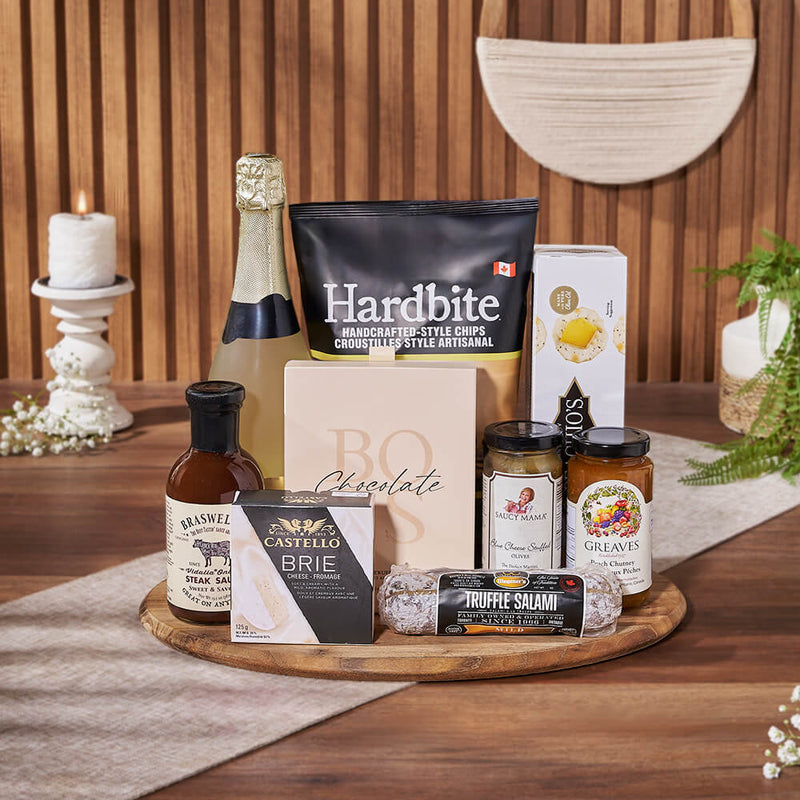 Good Things Ahead Gift Board, champagne gift, champagne, charcuterie gift, charcuterie, cheese gift, cheese, New York City delivery