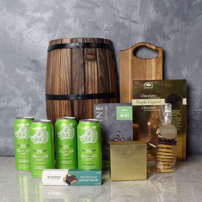 The St. Patrick's Beer Celebration Basket from New York City Baskets - New York City Delivery