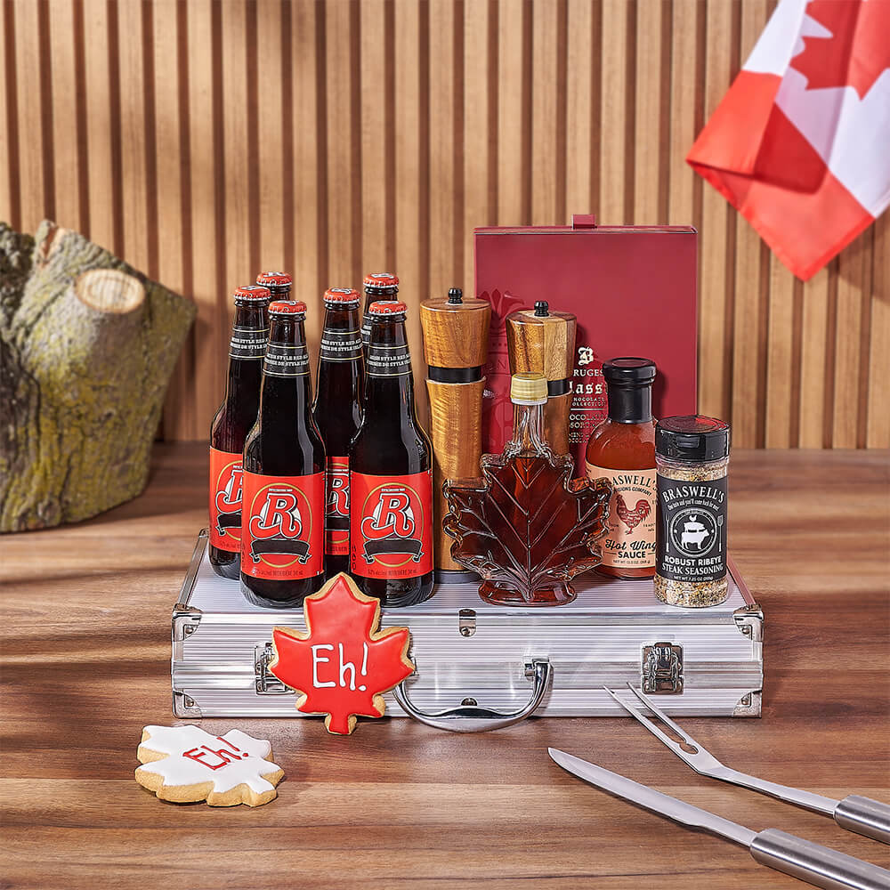 Canada Day Beer & Grill Gift Set, beer gift, beer, grill gift, grill, canada day gift, canada day, New York City delivery