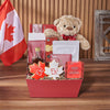 Canada Day Seafood & Snack Gift, canada day gift, canada day, seafood gift, seafood, cookie gift, cookie, New York City delivery