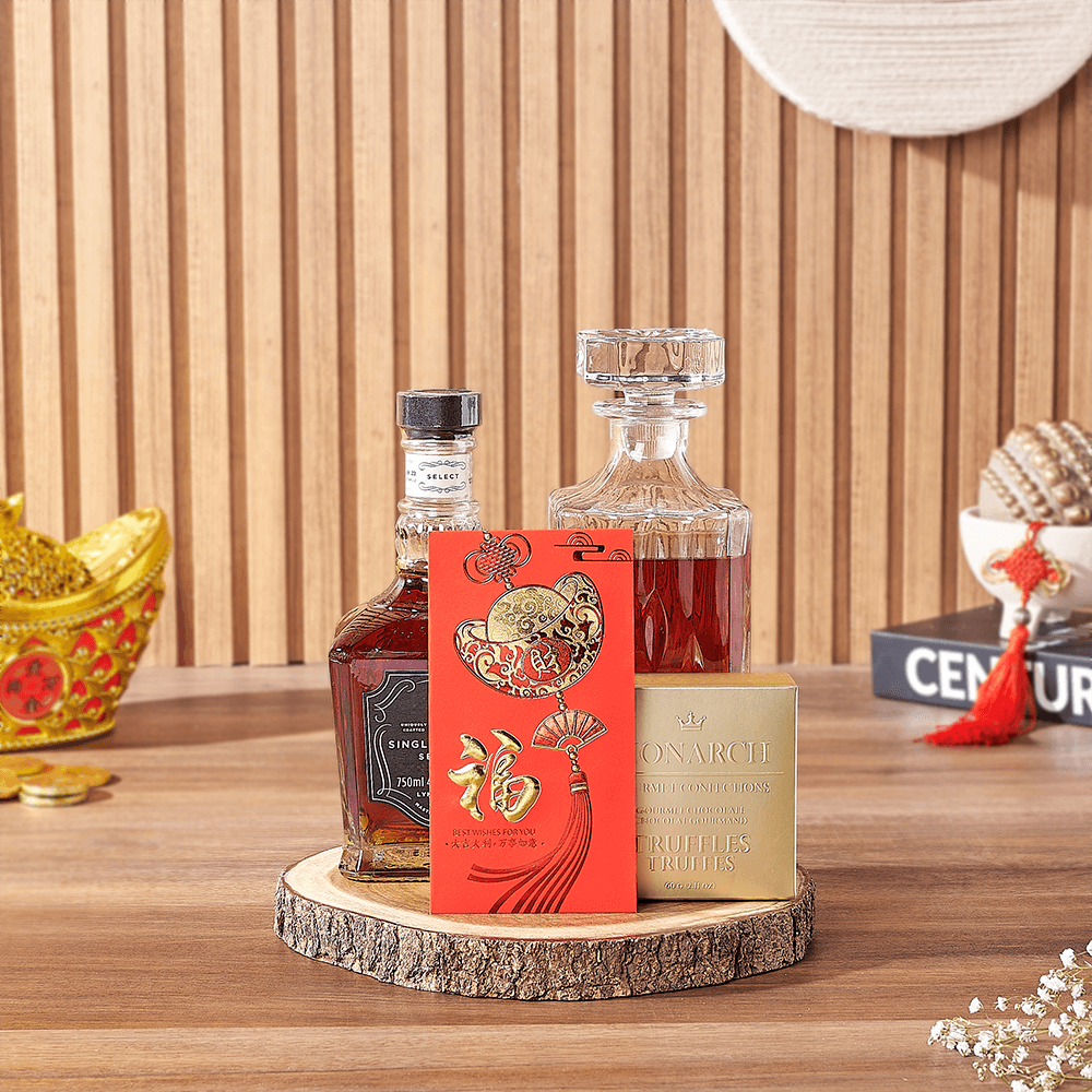 Chinese New Year Signature Liquor Gift, chinese new year gift, chinese new year, lunar new year gift, lunar new year, New York City delivery
