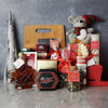 Chocolate Truffles & Christmas Sleigh Basket from New York City Baskets - New York City Delivery