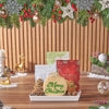 Christmas Cookie Gift Basket is exactly what it sounds like: a delightful assortment of cookies perfect for indulging in during the holiday season - New York City Delivery