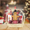 Christmas Wine Picnic Basket from New York City Baskets - New York City Delivery