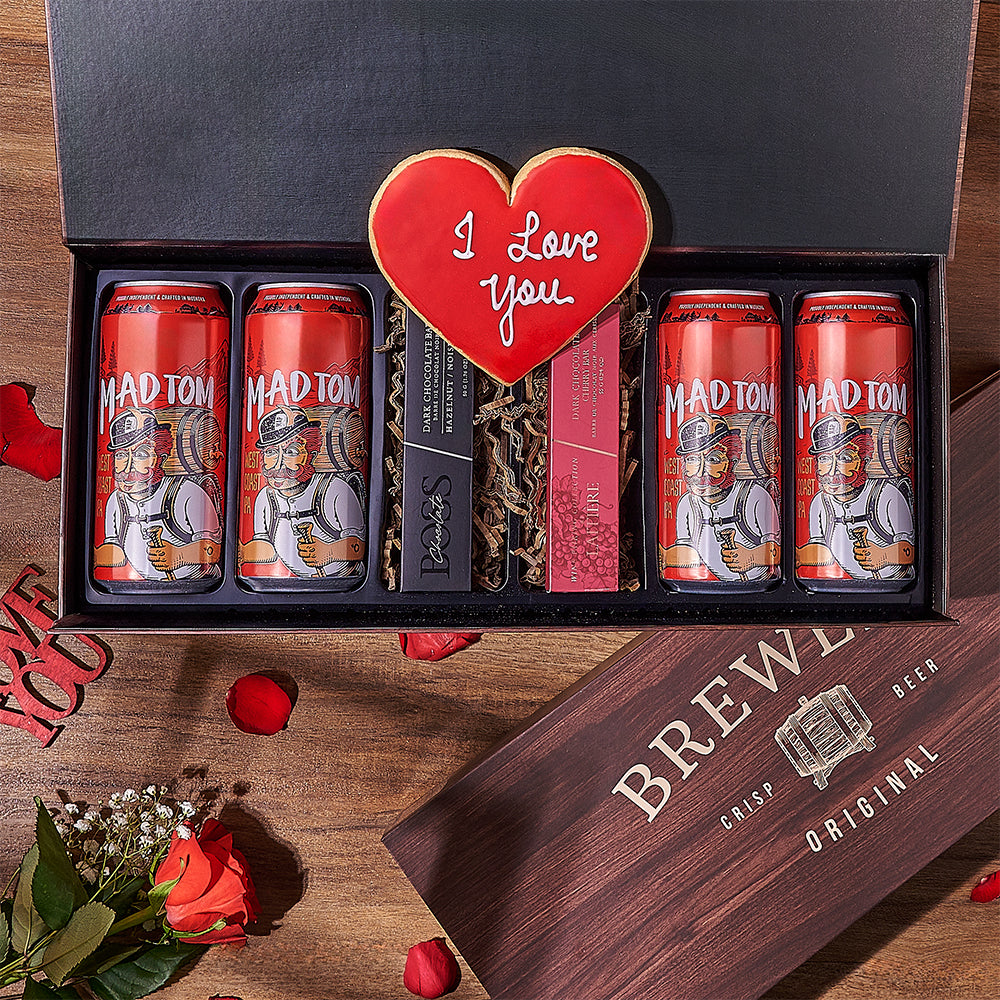 Crazy for You Craft Beer Valentine's Day Gift, beer gift, beer, craft beer gift, craft beer, valentines gift, valentines, New York City delivery