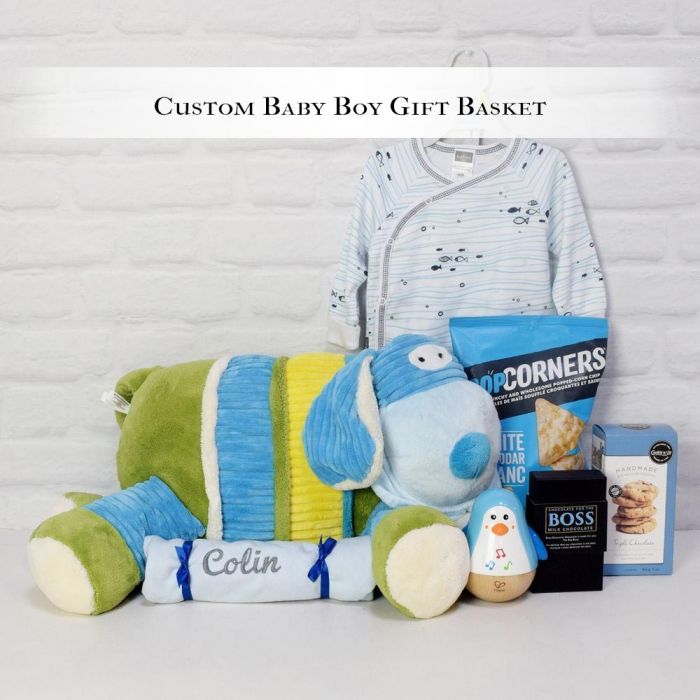 Custom Baby Boy Gift Basket from New York City Baskets - New York City Delivery