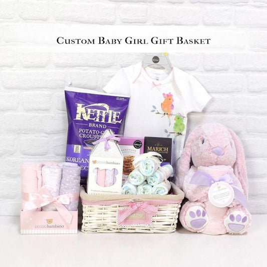 Custom Baby Girl Gift Basket from New York City Baskets - New York City Delivery