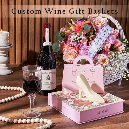 Custom Wine Gift Baskets - ensure that you give a gift that's as unique as they are, every time. New York City Delivery