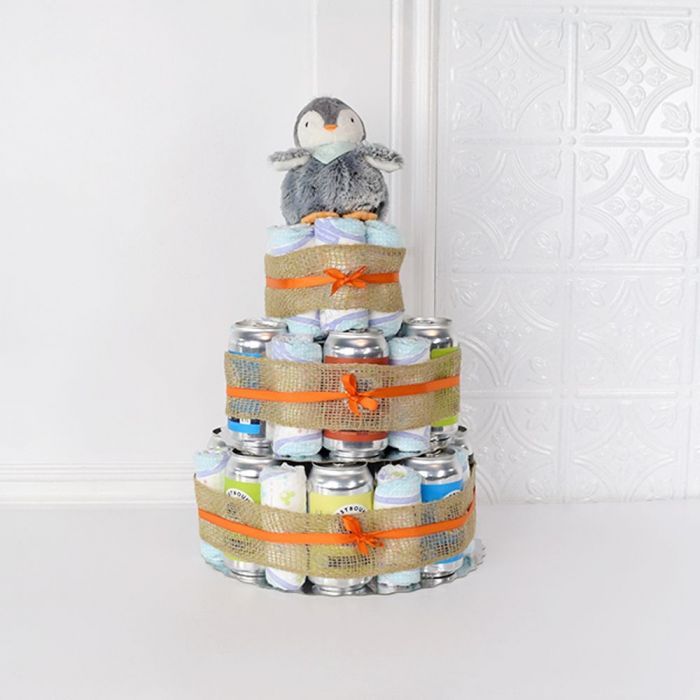 Cheers & Cuddles Baby Gift Basket from  New York City Baskets - New York City Delivery