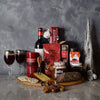 Deluxe Yuletide Wine & Cheese Gift Basket from New York City Baskets - New York City Delivery