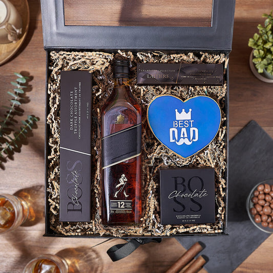 Father’s Day Spirits & Sweets Box, fathers day gift, fathers day, cookie gift, cookie, chocolate gift, chocolate, New York City delivery