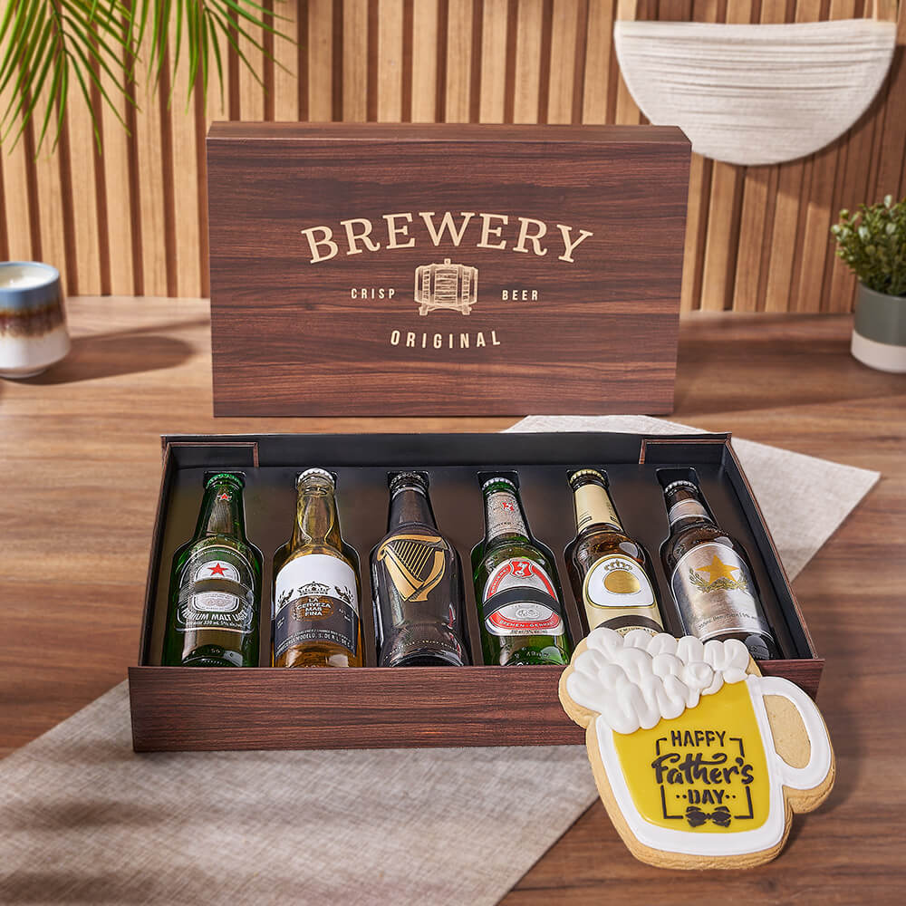 Father’s Day Beer Treasury &amp; Cookie Gift, beer gift, beer, fathers day gift, fathers day, New York City delivery