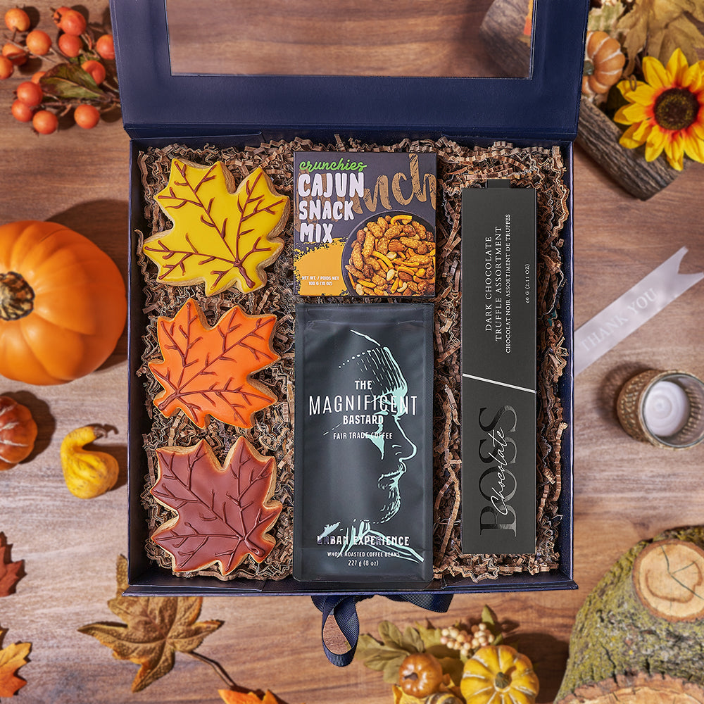Flavors of Thanksgiving Gourmet Gift Set, cookie gift, cookie, coffee gift, coffee, chocolate gift, chocolate, thanksgiving gift, thanksgiving, New York delivery