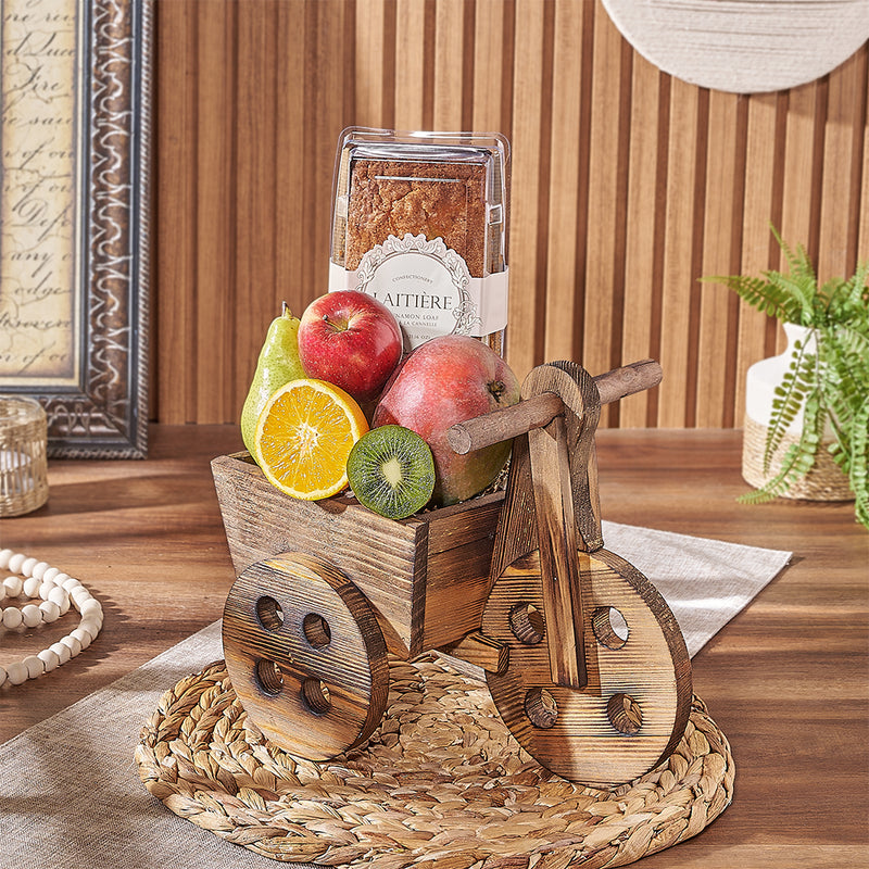 Shop Nurse's Week Gift Baskets - Fruit & Treat Gift Cart, fruit gift, fruit, cake gift, cake, New York City delivery