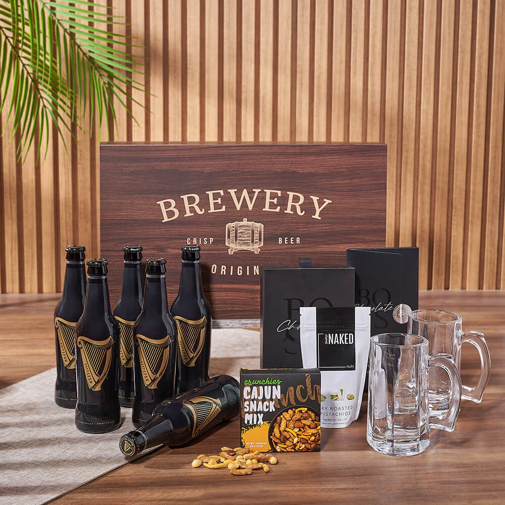 Guinness Beer and Treats Box – how the gift is presented