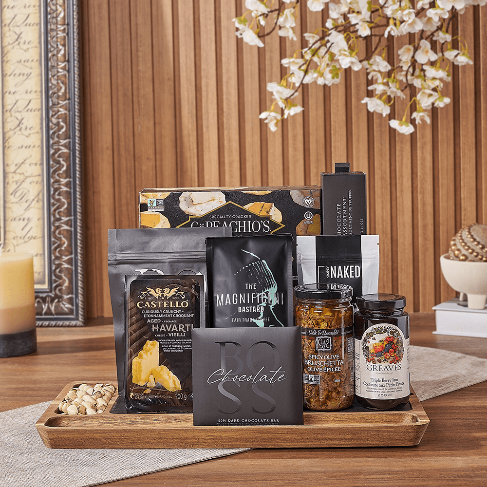 Halal Savory & Sweet Tasting Gift Board, halal gift, halal, chocolate gift, chocolate, snack gift snack