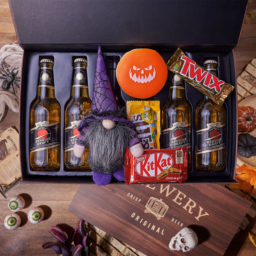 Halloween Candy &amp; Beer Gift, candy gift, candy, beer gift, beer, halloween gift, halloween, New York City delivery