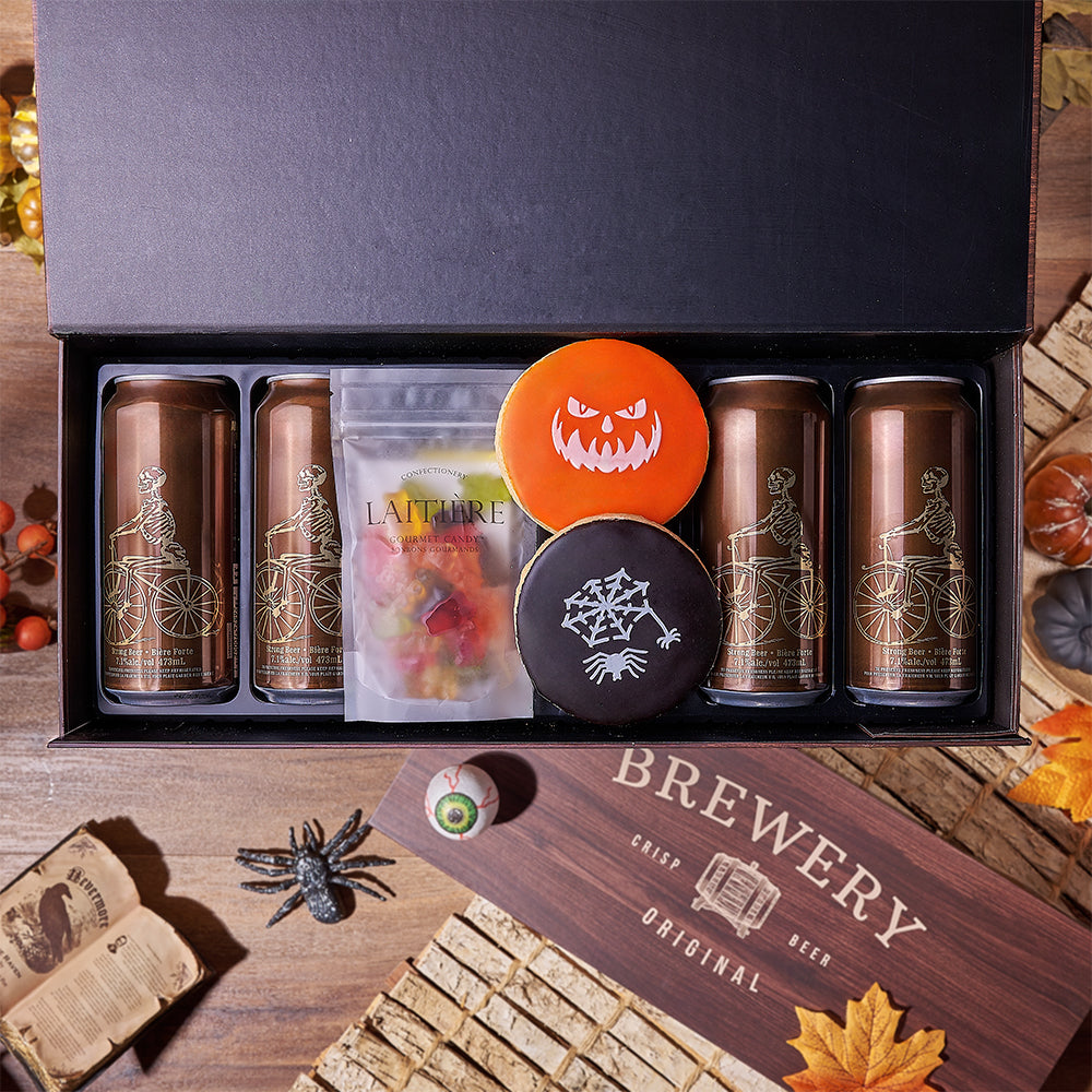 Halloween surprise with the Halloween Craft Beer Box from New York Baskets