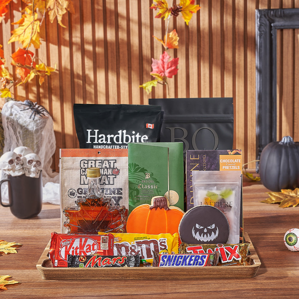 Halloween Treats Galore Snack Gift Board, halloween gift, halloween, candy gift, candy, cookie gift, cookie, New York delivery