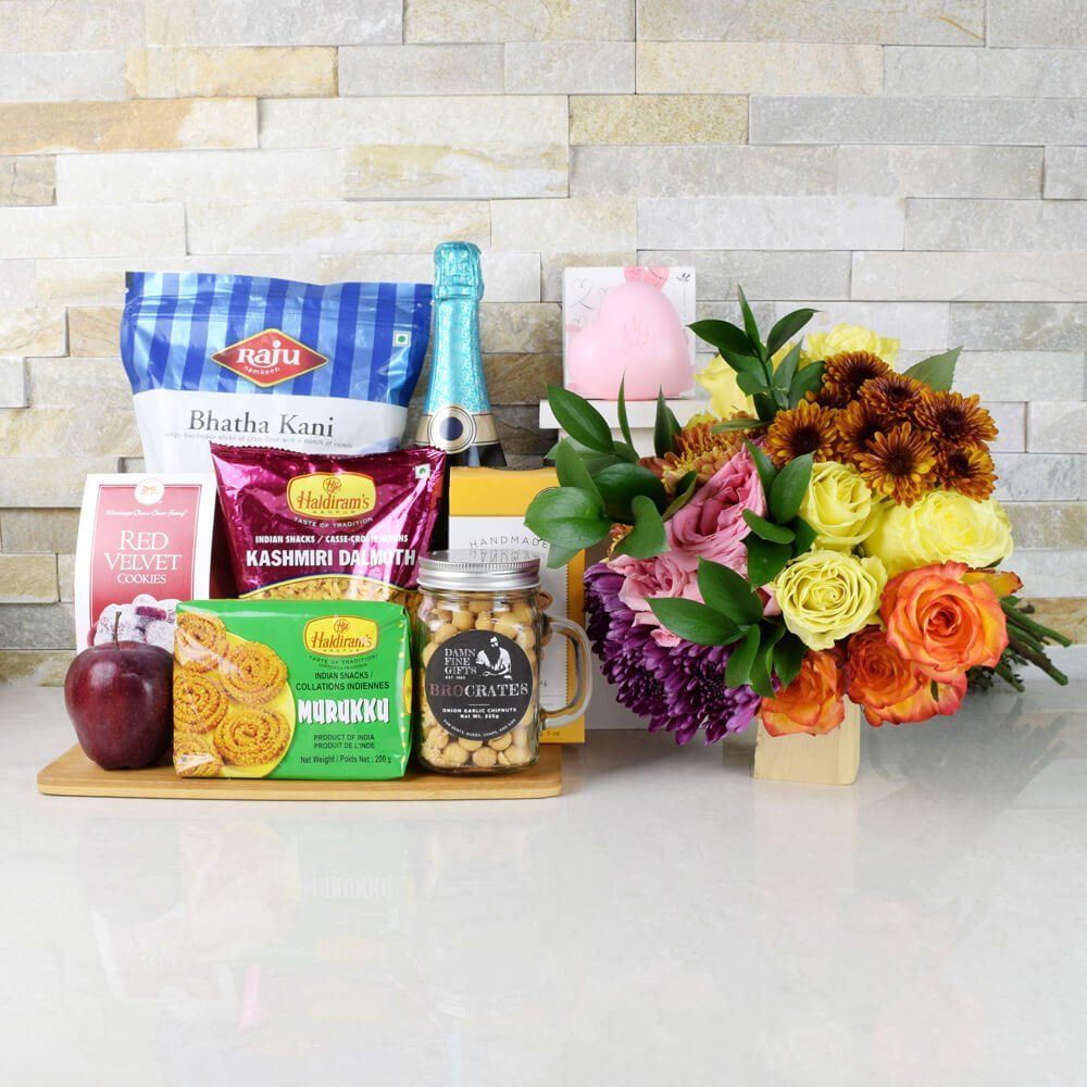 Have A Happy & Bubbly Diwali Gift Set from New York City Baskets - New York City Delivery