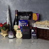 Holiday Treats & Wine Gift Basket from New York City Baskets - New York City Delivery