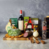 Holiday Wine & Cheese Ball Gift Basket from New York City Baskets - New York City Delivery