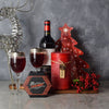 Holiday Wine & Cheese Gift Basket from New York City Baskets - New York City Delivery