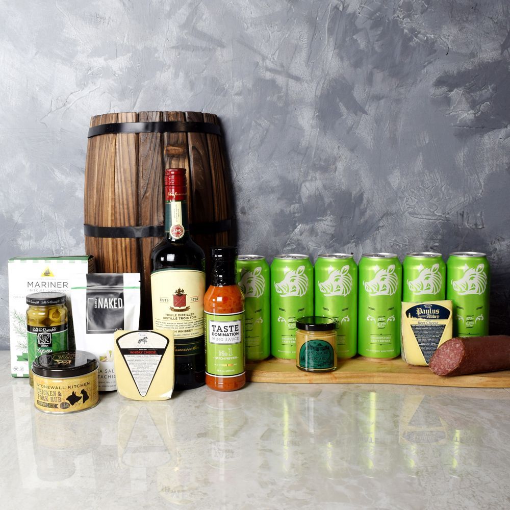 The Irish Luck Beer Gift Board - New York City Baskets - New York City Baskets Delivery