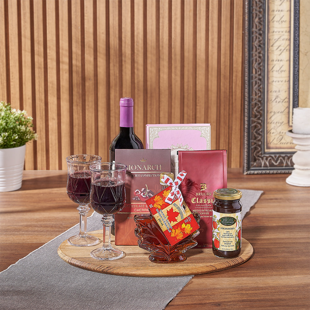  The Wine Cellar Kosher Gift Set from New York City Baskets - Wine Gift Basket - New York City Delivery