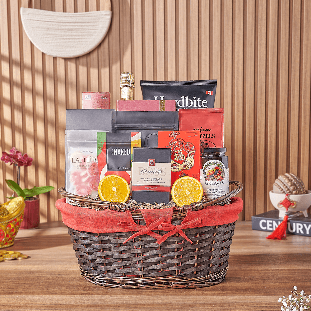 Bountiful Chinese New Year Champagne Basket