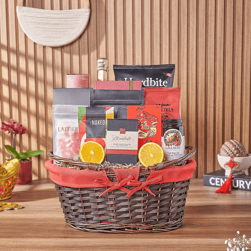 Bountiful Chinese New Year Champagne Basket