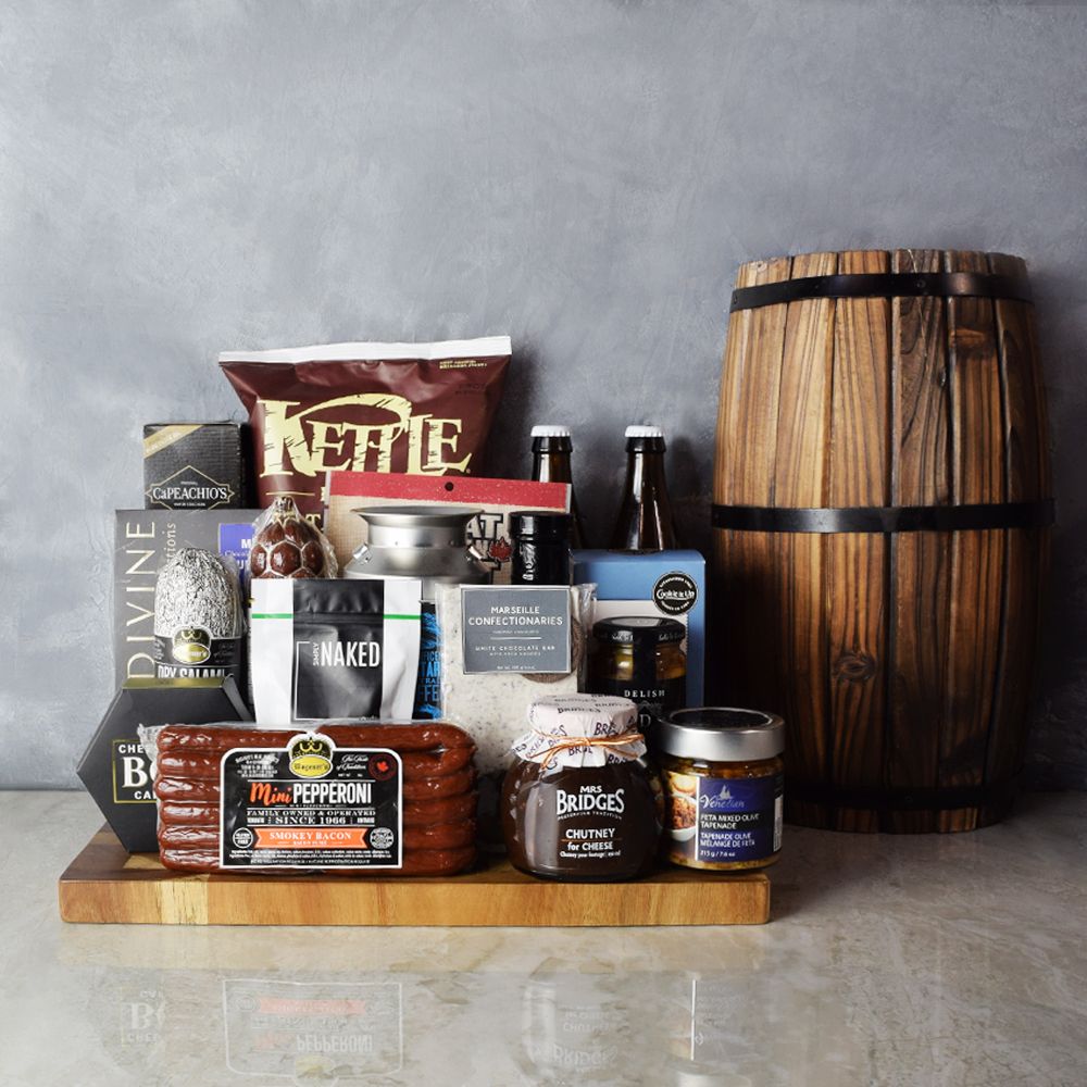 Meat &amp; Cheese for Two Gift Basket from New York City Baskets - Gourmet Gift Basket - New York City Delivery