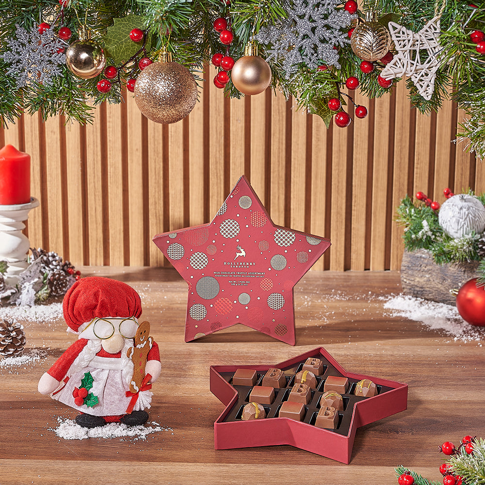 Mrs. Claus Christmas Confections Gift from New York City Baskets - Gourmet Gift Basket - New York City Delivery
